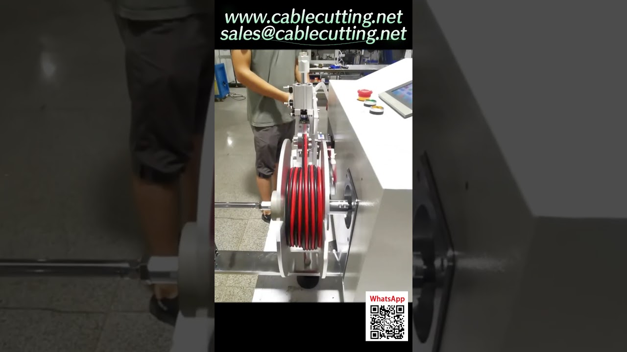 全自动柔性电缆计米收线机 | 精准绕线包装设备