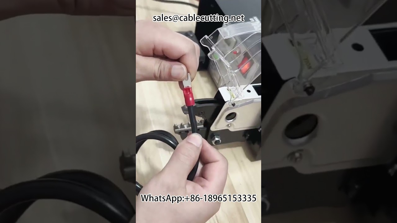 电动端子压接机：精准压接RV8-4端子，提升线束生产效率