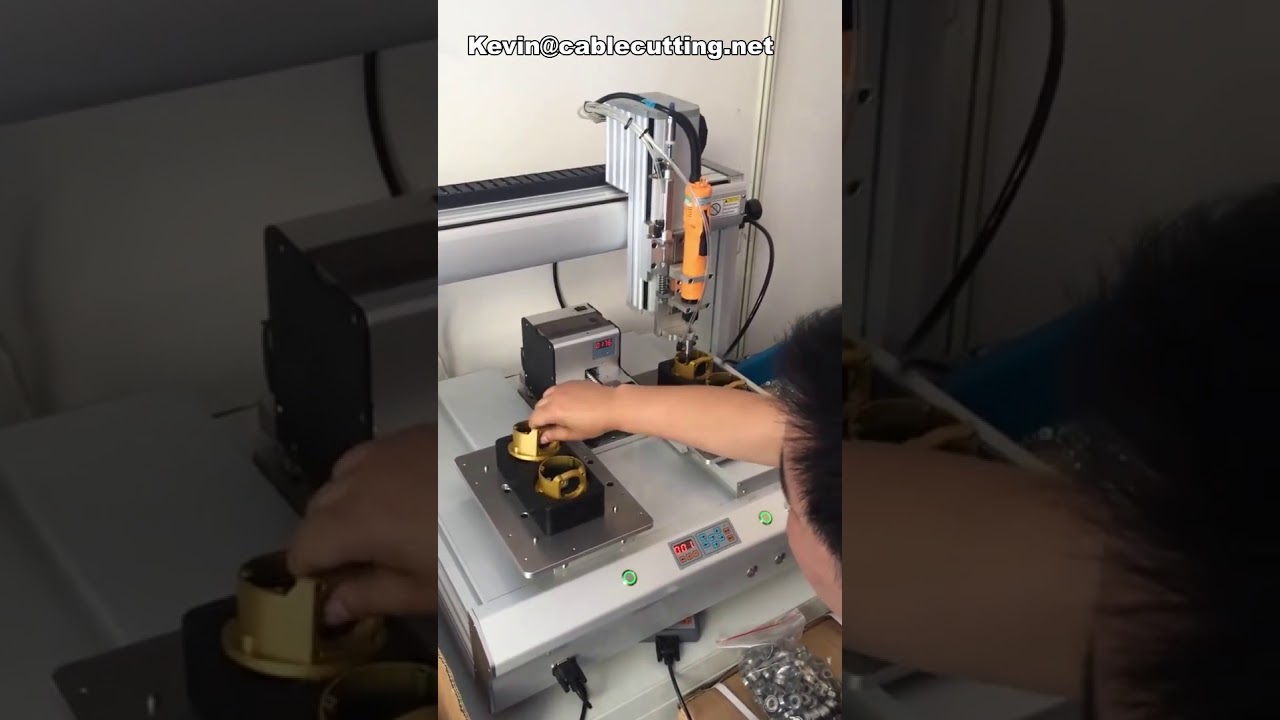 双平台四轴桌面式自动锁螺丝机 | 高效精密螺丝锁付机器人