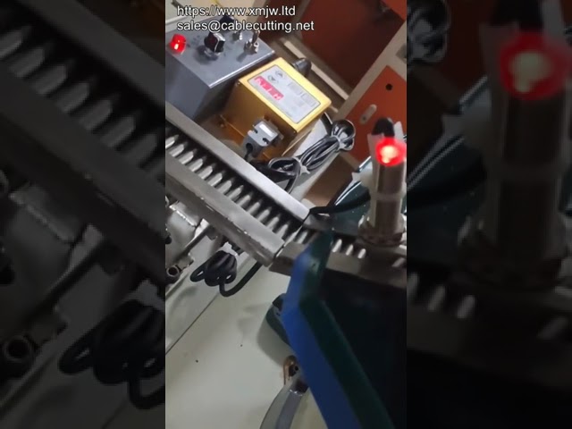半自动端子压接机 | 自动振动盘送料，提升线束加工效率