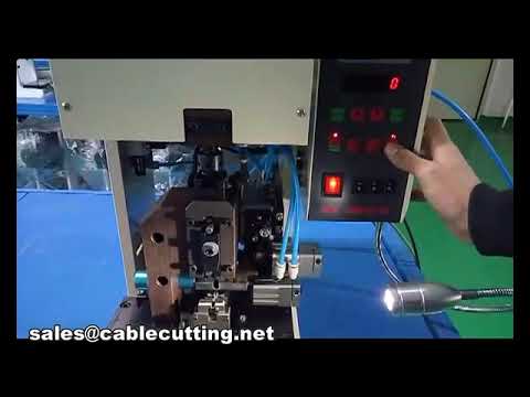 全自动端部剥线压接端子机 WPM-2008A2-E | 高效线束加工设备