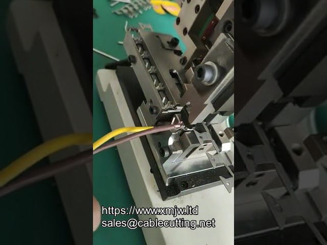 高精度欧洲气动端子压接模具与OTP压接送料装置