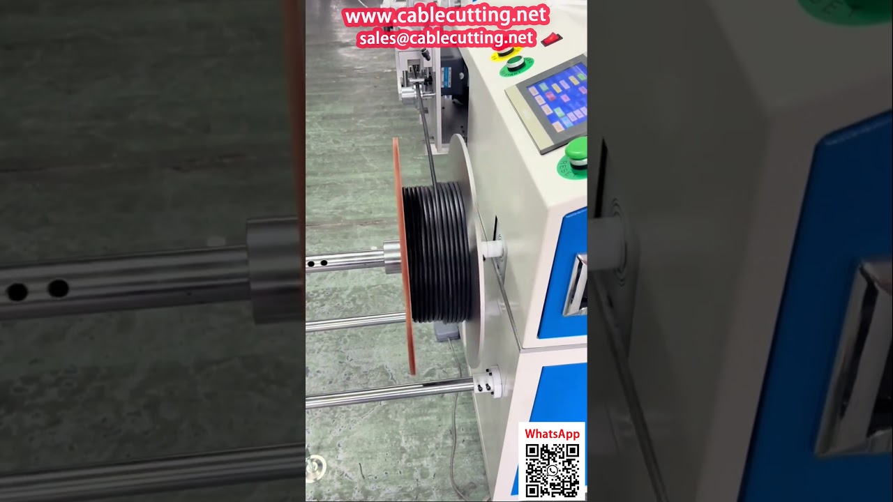 全自动网线计数、理线、绕线、裁切一体机 | 高效线缆加工设备