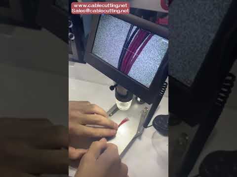 多芯线半自动剥线压接端子一体机 2.0T 压力 高效线束加工
