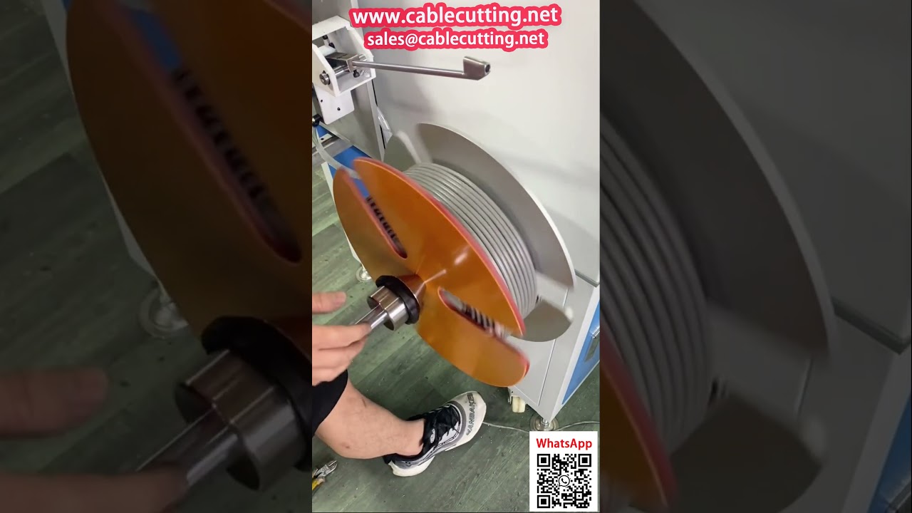 RVV电缆自动绕线机，带排线及米数计数器