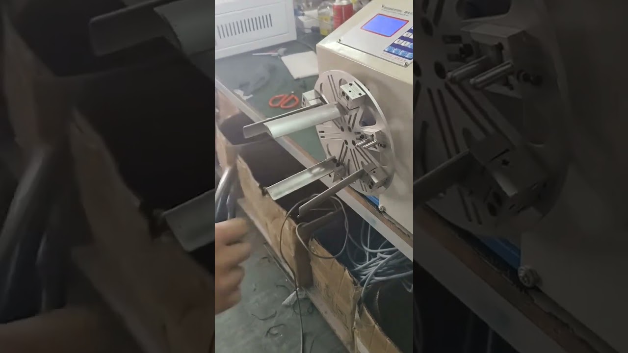 全自动绕线扎线机：线束加工高效利器 #绕线机 #扎线机 #自动化设备